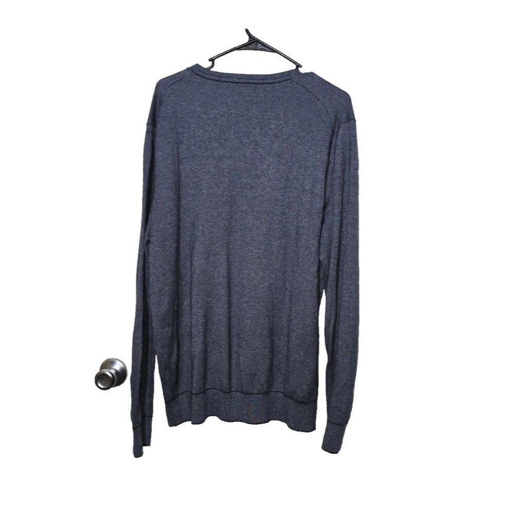 Banana Republic Luxury Blend L Men Blue Pullover Cashmere Silk Blend Breathable - Picture 2 of 11